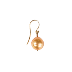 LIZA CASTRO Golden South Sea Baroque Pearl Earrings