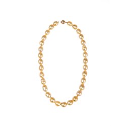 LIZA CASTRO Large Semi-Baroque Golden South Sea Pearl Necklace