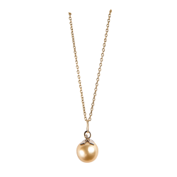 LIZA CASTRO 10th Anniversary Golden South Sea Pearl Pendant