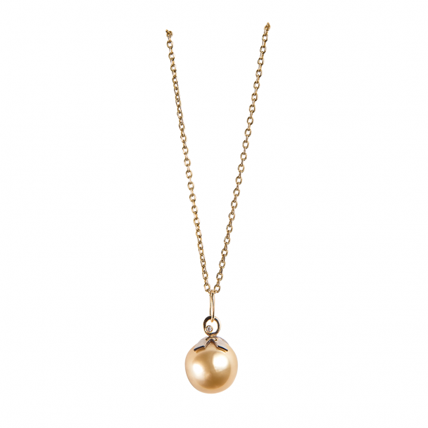 LIZA CASTRO 10th Anniversary Golden South Sea Pearl Pendant - Golden ...