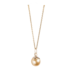 LIZA CASTRO 10th Anniversary Golden South Sea Pearl Pendant