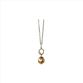 LIZA CASTRO Golden South Sea Pearl Pendant with the Big 