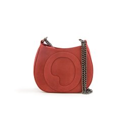 LIZA CASTRO Burgundy Suede Hobo 