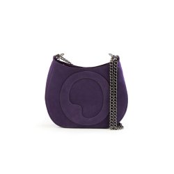 LIZA CASTRO Violet Suede Hobo 
