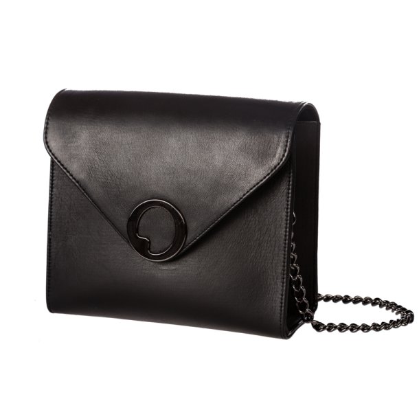 Black Square Leather Cross Body